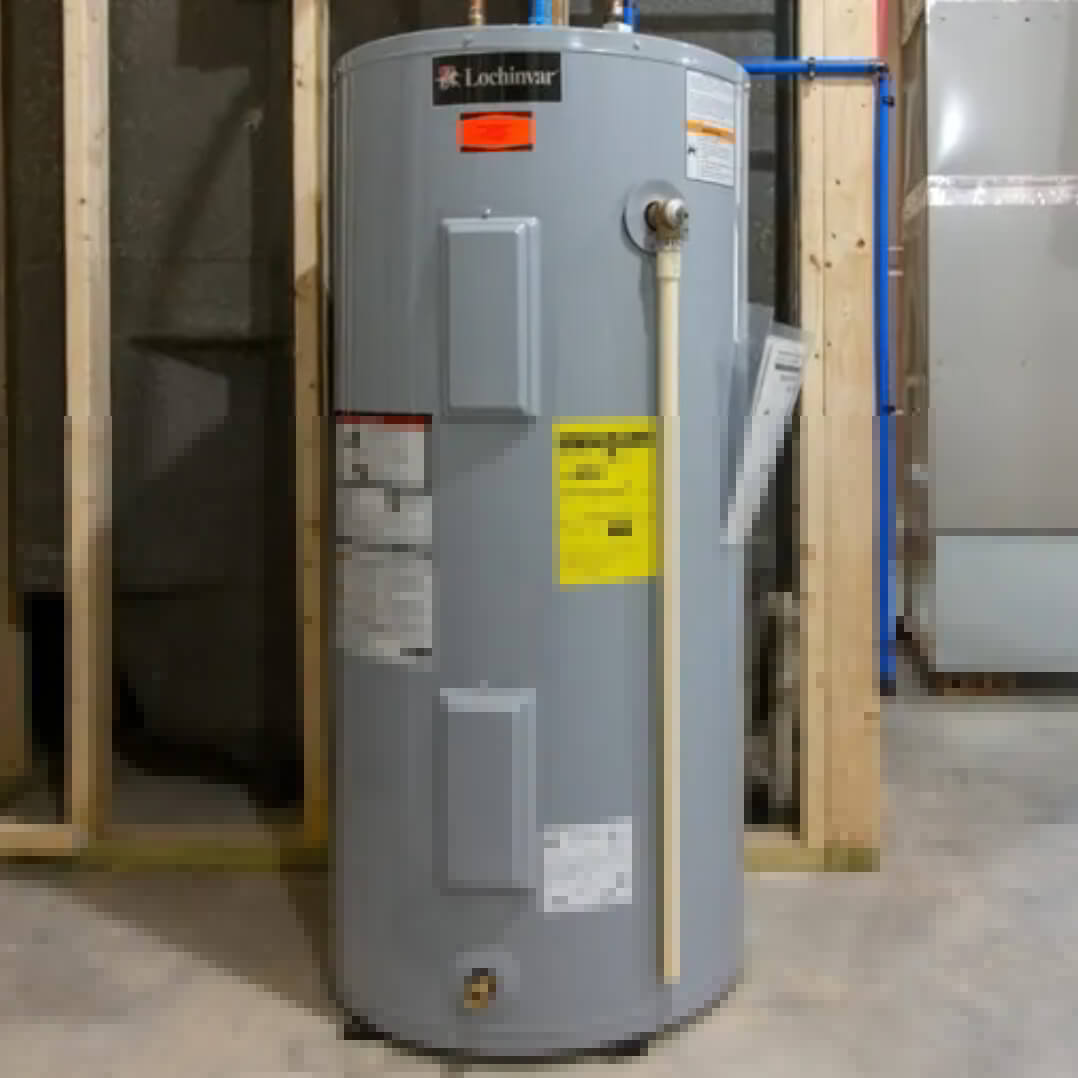 Installation of Electrical Hot Water Heaters in St. Albert Brand new electrical hot water heater installed in an St. Albert residence, enhancing energy efficiency.