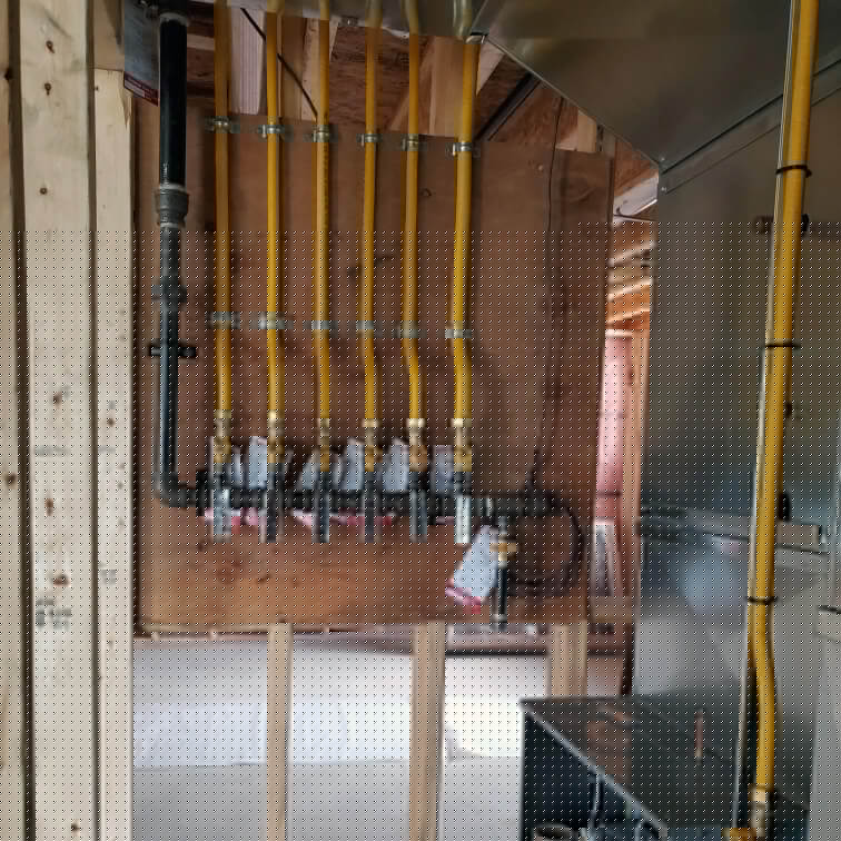 Gastite Manifold Installation in Edmonton Mechanical Room Expert Drain Cleaning Services In Sherwood Park