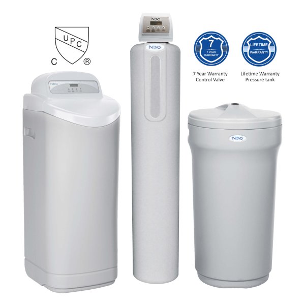 Novo Water Softener System Installation in St. Albert Installation of a Novo water softener system in an St. Albert residence, ensuring superior water quality and appliance protection.