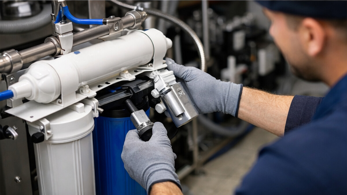 Custom Water Filter System Design & Installation in Sherwood Park showing Commercial Water Filtration components