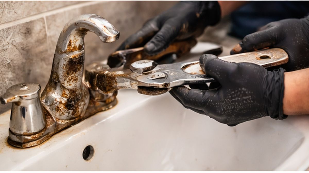 Sherwood Park Faucet Replacement: What You Need to Know in Sherwood Park – Faucet Replacement showing corrosion and leaks