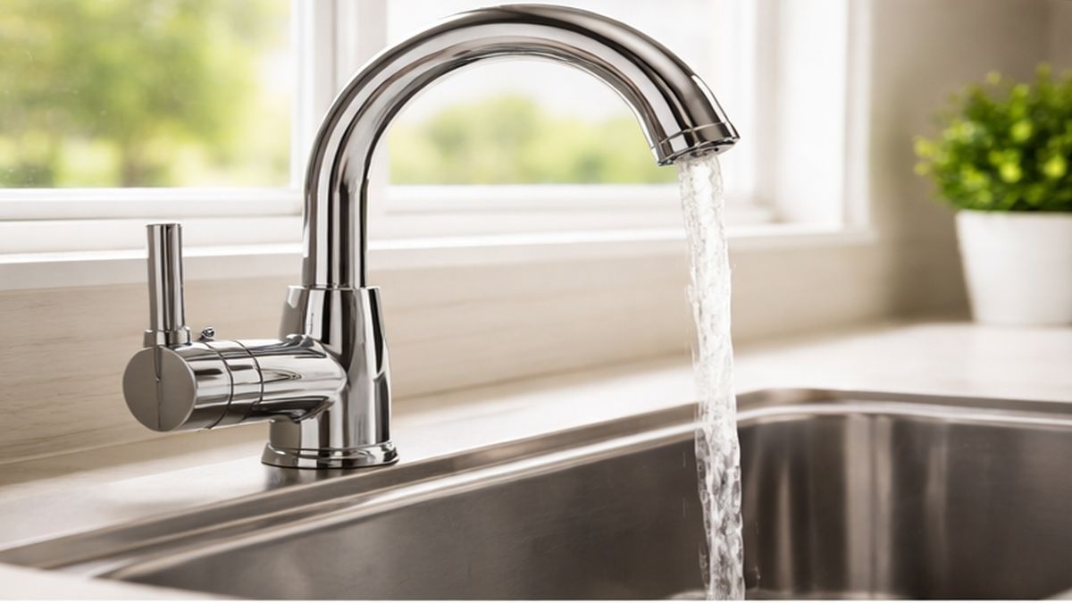 Faucet Replacement & Installation completed in Sherwood Park after successful Faucet Repair with a clean, leak-free sink