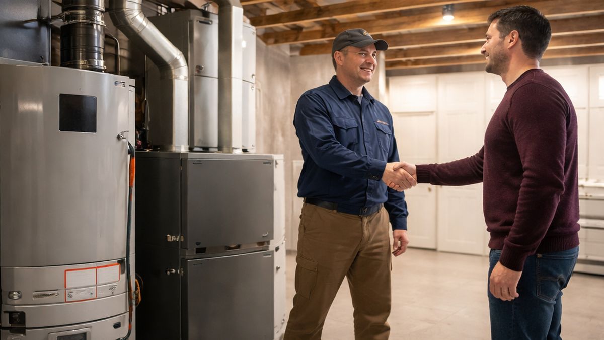 Completed Furnace Installation & Replacement in Sherwood Park by Furnace Installation Experts