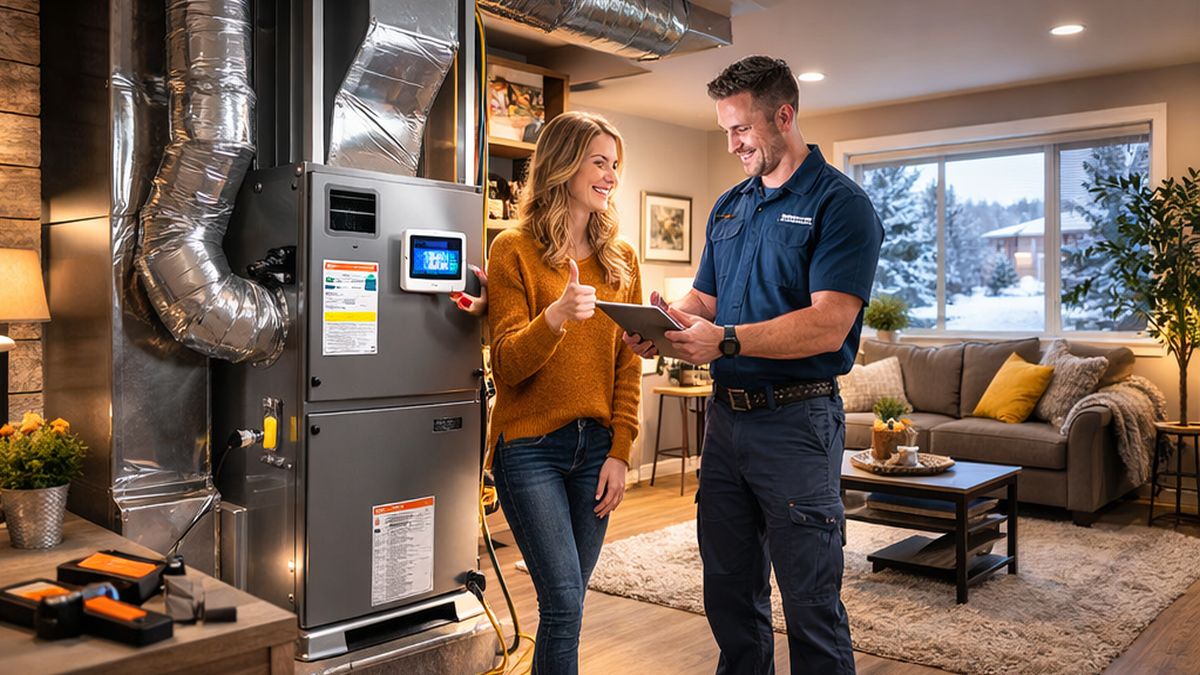 Completed Furnace Installation & Replacement in Sherwood Park by trusted HVAC Services team