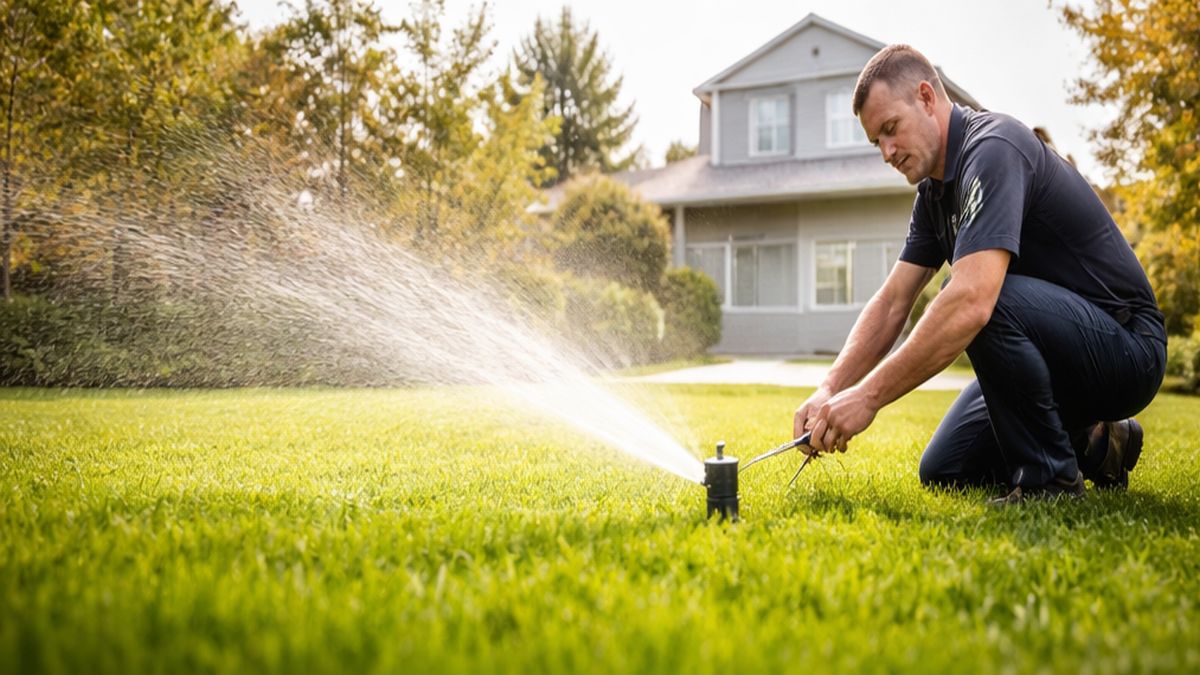 Irrigation system Maintenance, Service & Repair in Sherwood Park during an Irrigation System Tune-Up spring start-up inspection