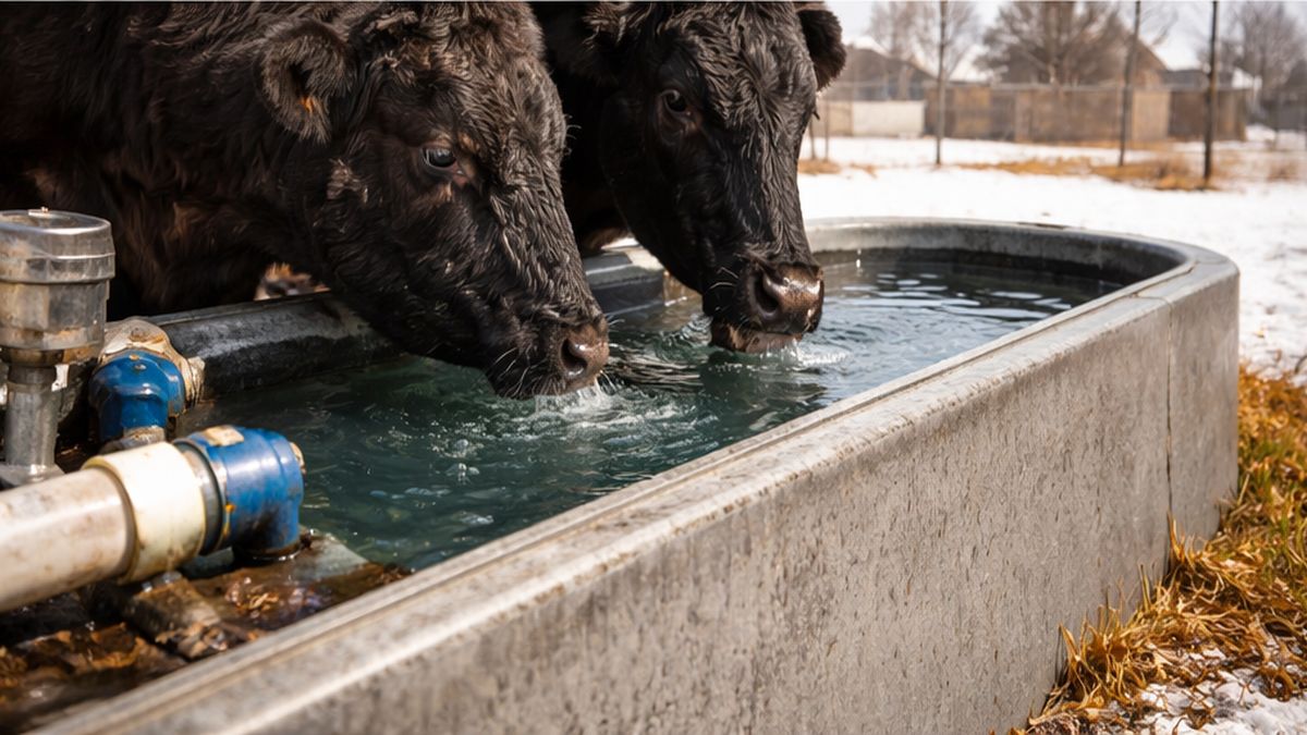 Completed Livestock Water System Services in Sherwood Park after Livestock Water System Repair ensuring steady water flow