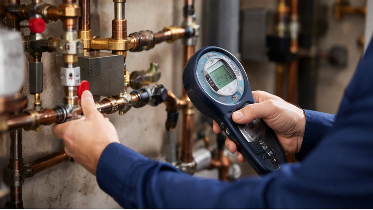 Plumbing Inspection in Sherwood Park by Licensed Plumbers performing pipe pressure testing