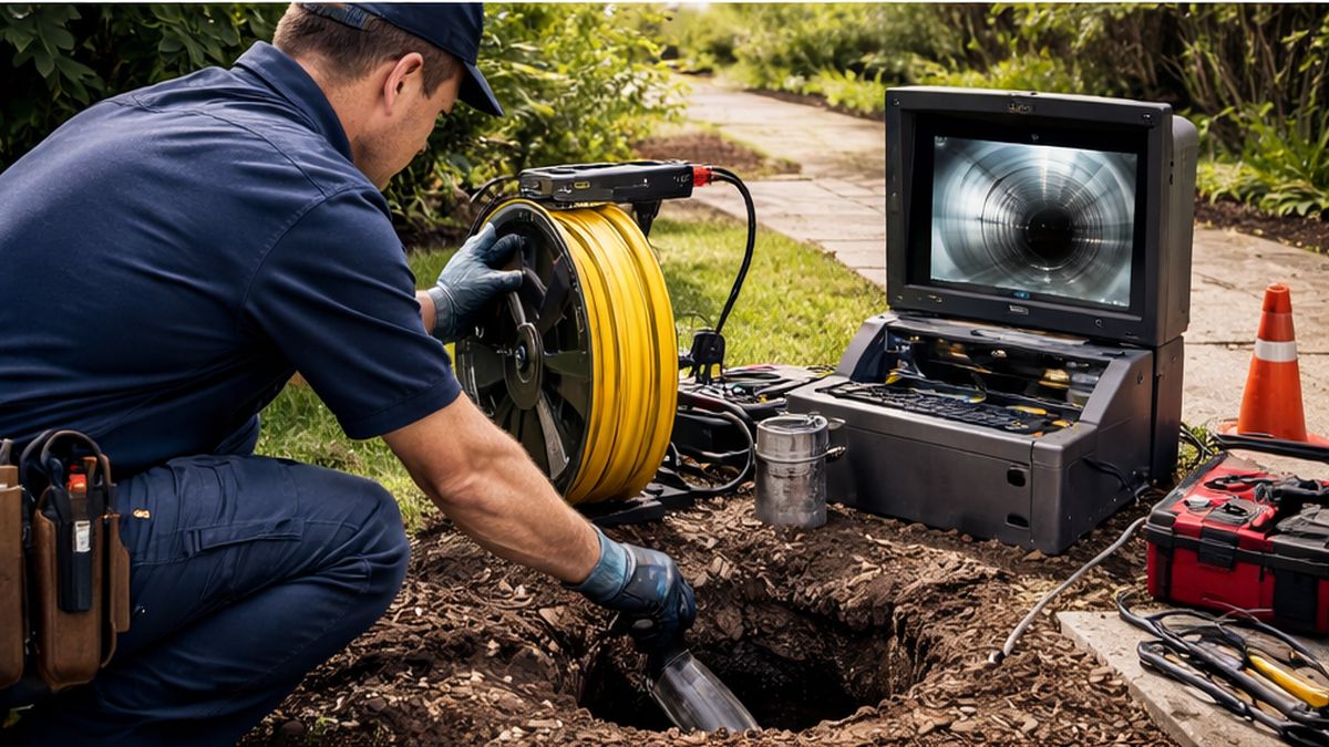 Hydro jetting during Private Water & Sewer Services in Sherwood Park to deliver Expert Sewer Services clearing pipe blockages.