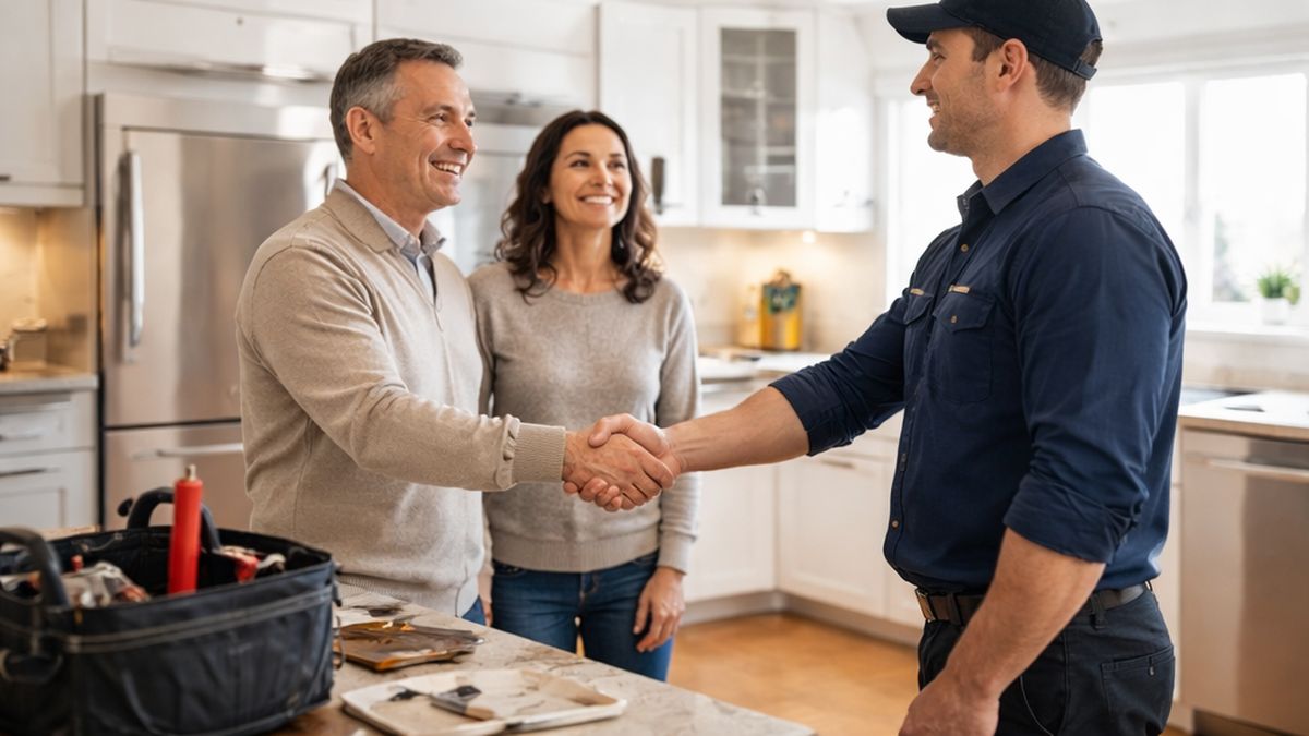 Completed Repipe Services in Sherwood Park by a trusted Plumbing Company with happy homeowner