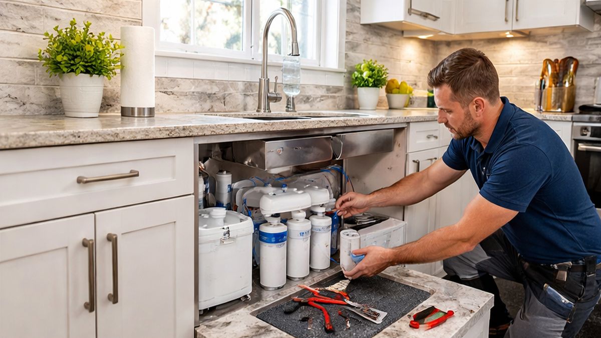 Reverse Osmosis Maintenance, Service & Repair in Sherwood Park water testing by Reverse Osmosis Experts using TDS meter