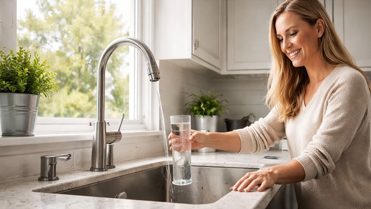 Reverse Osmosis System Installation & Replacement Services in Sherwood Park showing RO Systems clean drinking water result