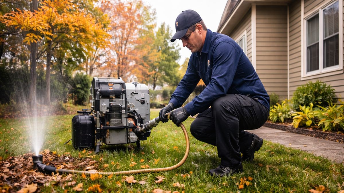 Irrigation system Maintenance, Service & Repair in Sherwood Park Irrigation System manual drain method