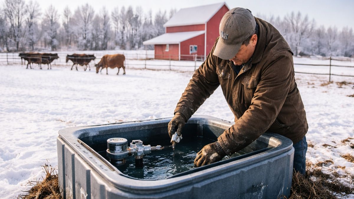Livestock Water System Services in Sherwood Park by Livestock Water System Specialists assessing herd water needs