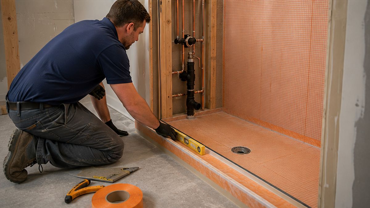 Shower and Wet Room Installations waterproofing in Sherwood Park by Top-Rated Plumbers