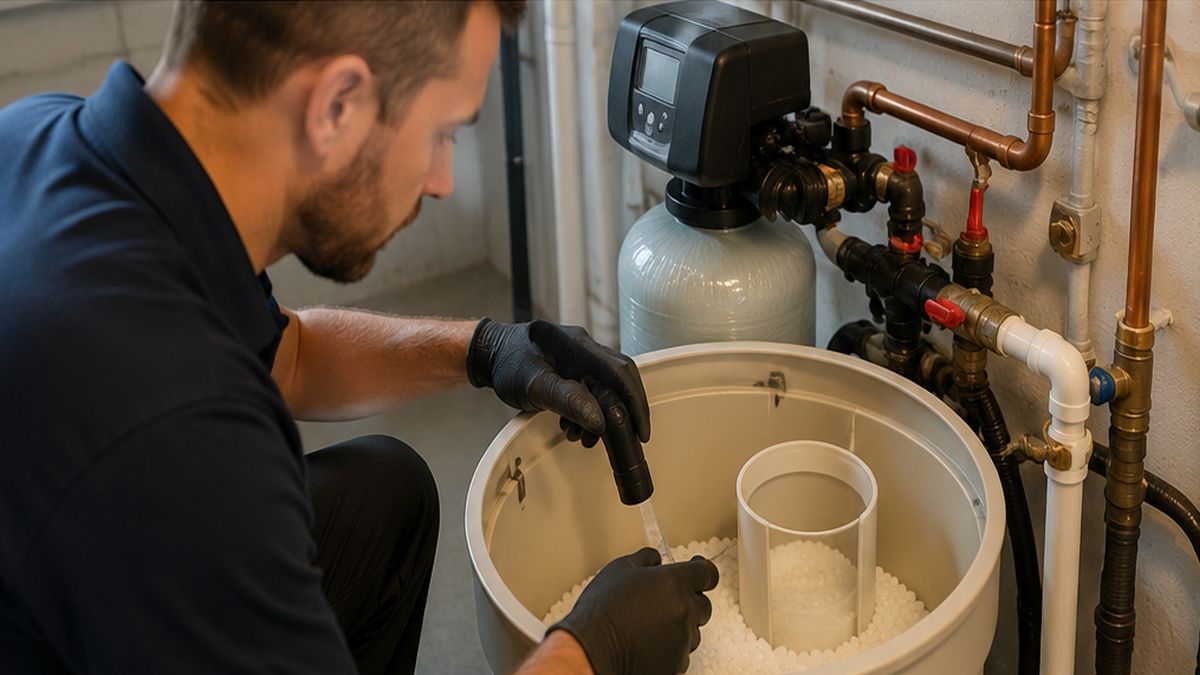 Affordable Water Softener Service in Sherwood Park Made Easy: Sherwood Park Water Softener Service salt check