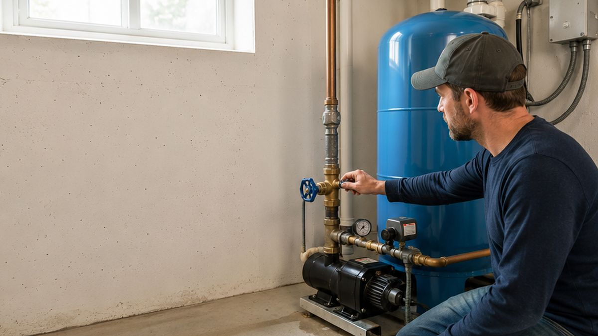 Quick Fixes: Sherwood Park Water Pressure Solutions You Can Try in sherwood park, Well Pump Services valve check
