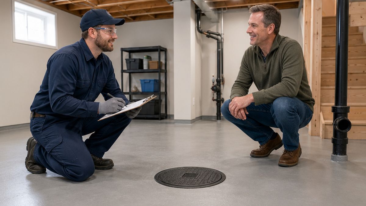 Backwater Valve Maintenance, Service & Repair in Edmonton after a Backwater Valve Maintenance check