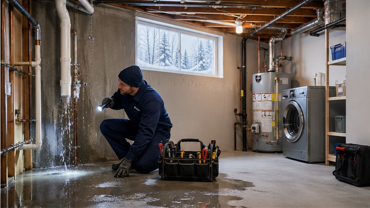 24 Hour Plumber in Edmonton inspecting a leak during Emergency Plumbing Repair