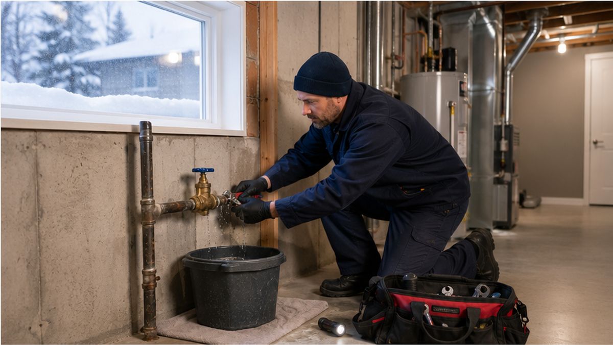 24 Hour Plumber in Edmonton inspecting shutoff valves for practical Plumbing Tips