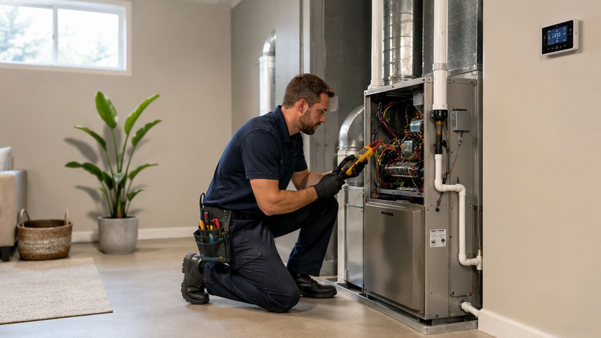AC installation and replacement inspection in Edmonton before an AC Replacement