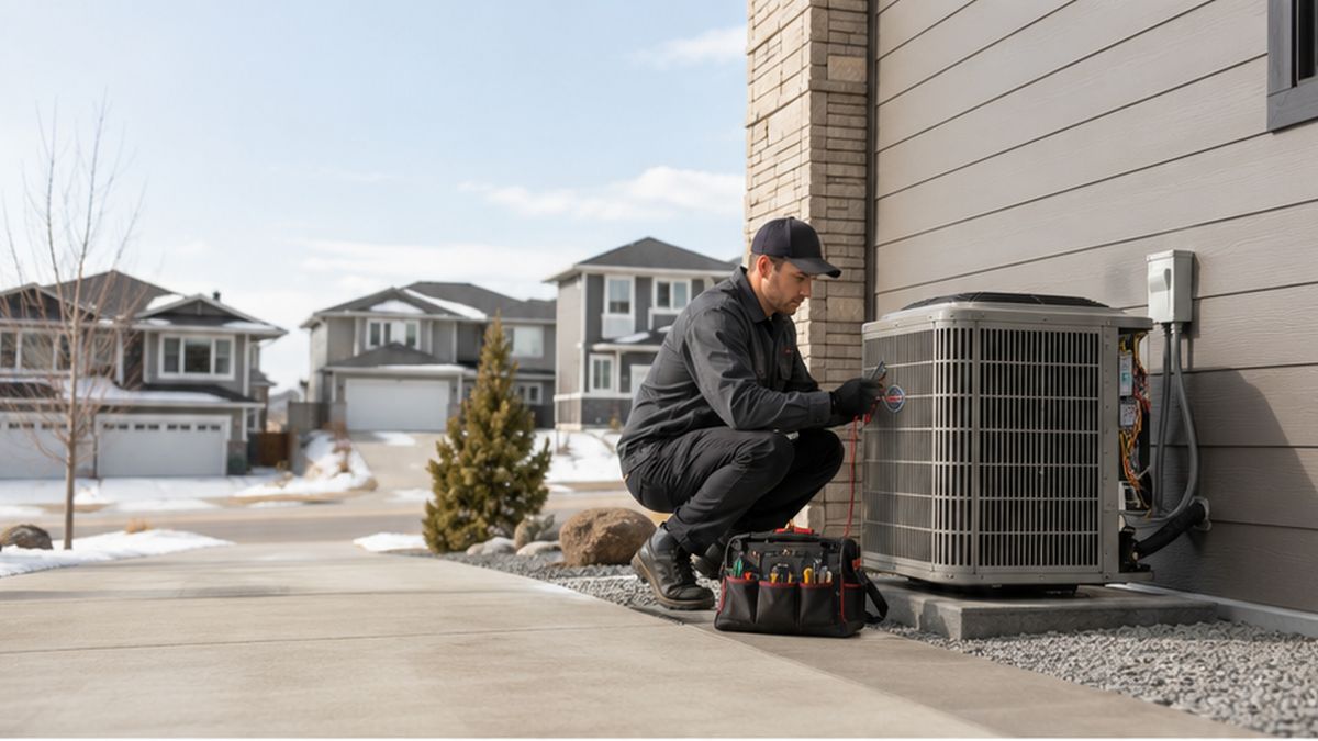 AC service and repair inspection in Edmonton for dependable HVAC Services