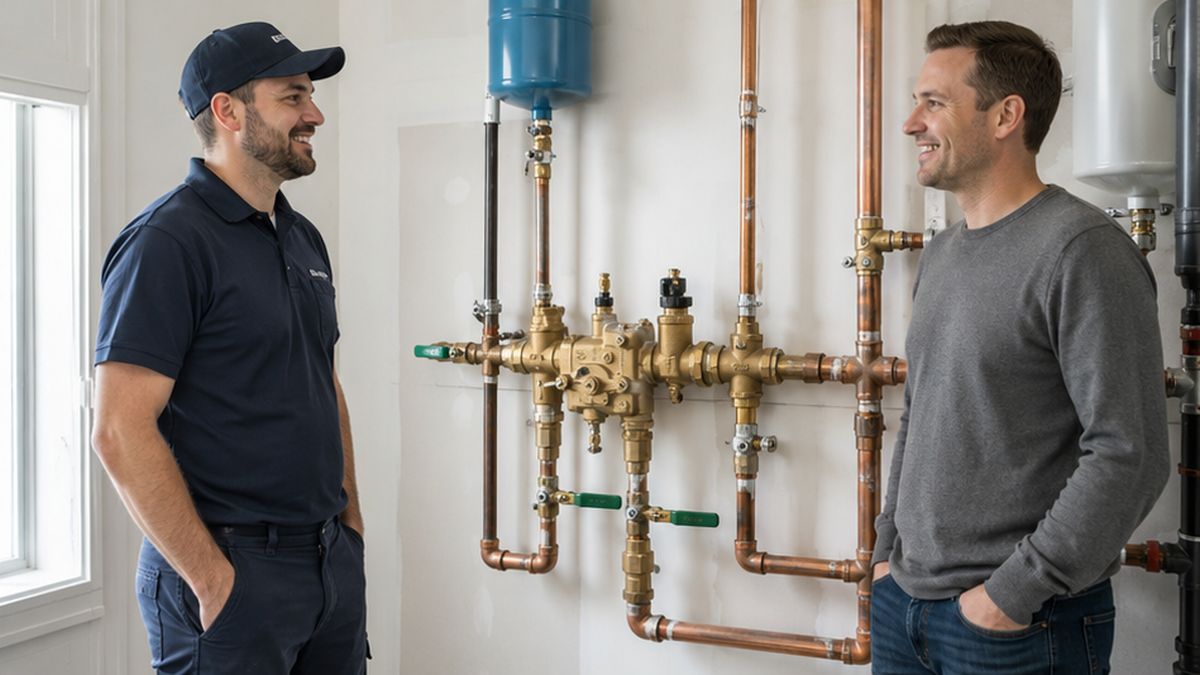 Backflow Preventer Valve Services completed in Edmonton with clean, trusted Plumbing Services.