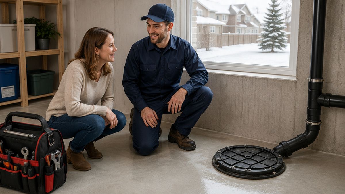 Completed Backwater Valve Maintenance, Service & Repair in Edmonton with trusted Plumbing Services.
