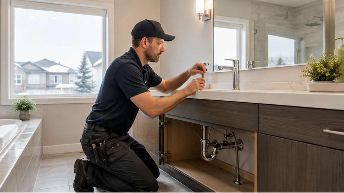 Bathroom Renovation & Remodel Services inspection in Edmonton by qualified Bathroom Plumbers.