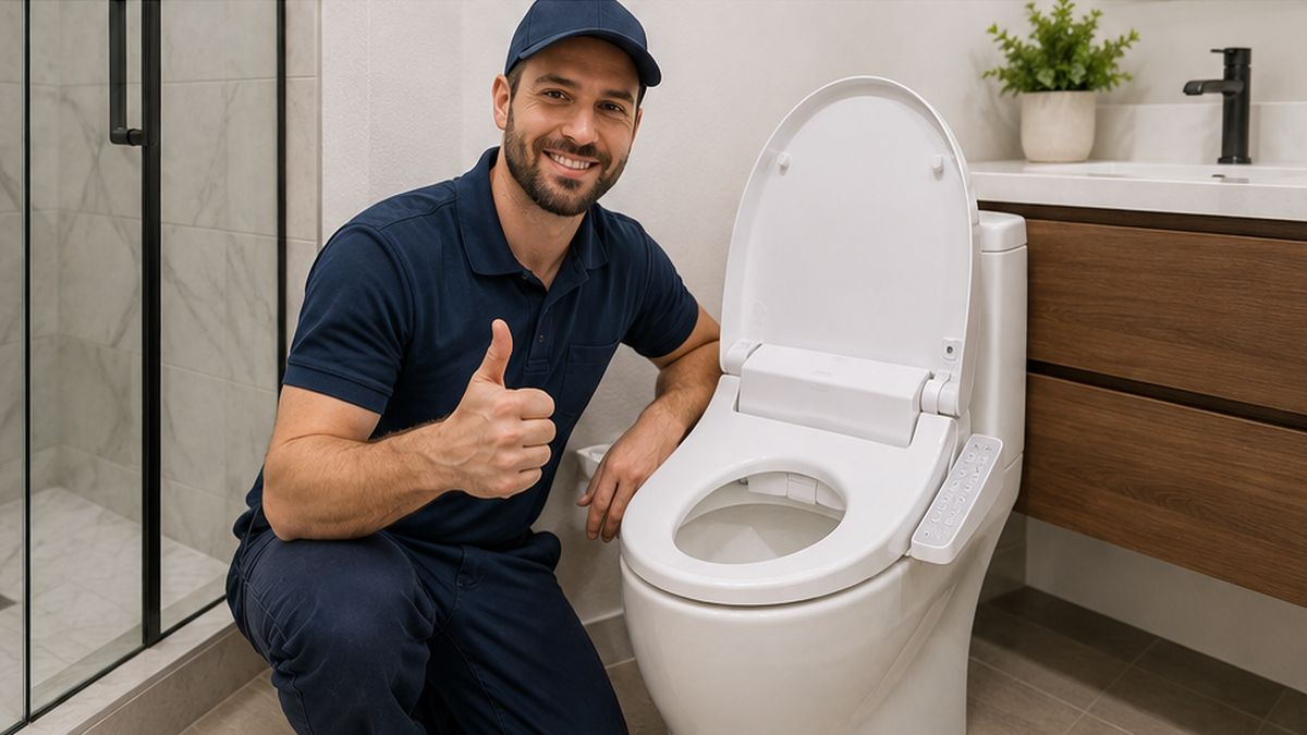Bidet & Washlet Toilet Seat Installation Edmonton Bidet Plumbing Services result