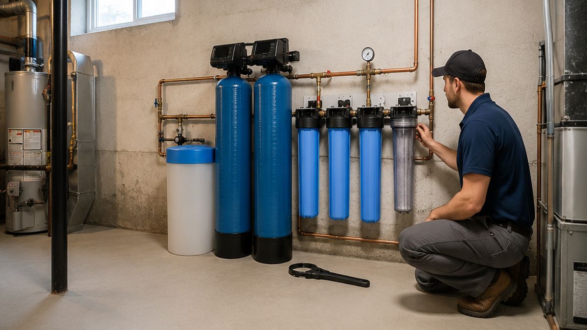Custom Water Filter System Design & Installation in Edmonton starts with accurate Water Filter Design testing.