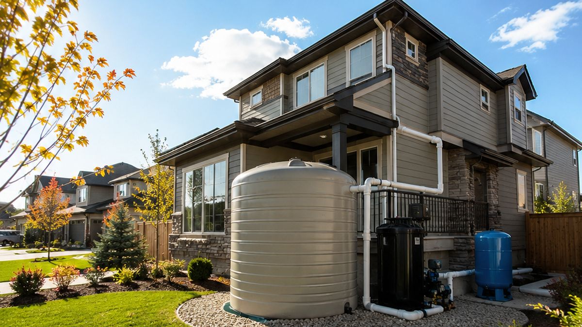 Cistern Repair & Installation Services inspection in Edmonton supporting efficient Water System Upgrades.